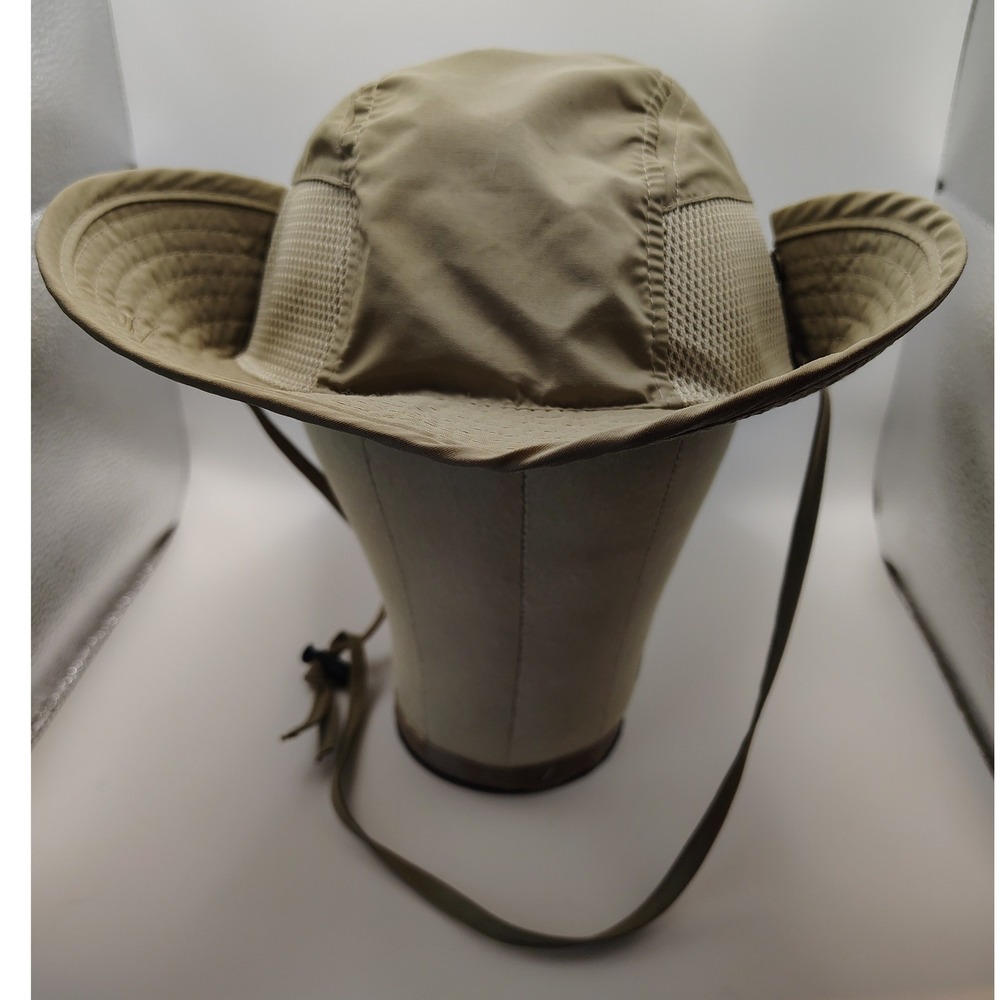 Magellan Outdoors Men XXL Tan Khaki Mesh Boonie Sun Hat Fishing Hiking Safari